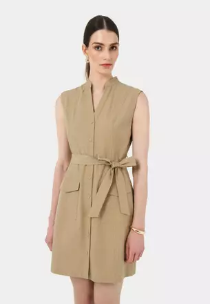 princess polly baby blue dress Work Dresses for Women 2025 Work Solid Color Round Neck 3/4 Sleeve Dress  Slim Tunic Blazer for Women Winter Fall Long Sleeve Round Neck Work Dresses main image 0
