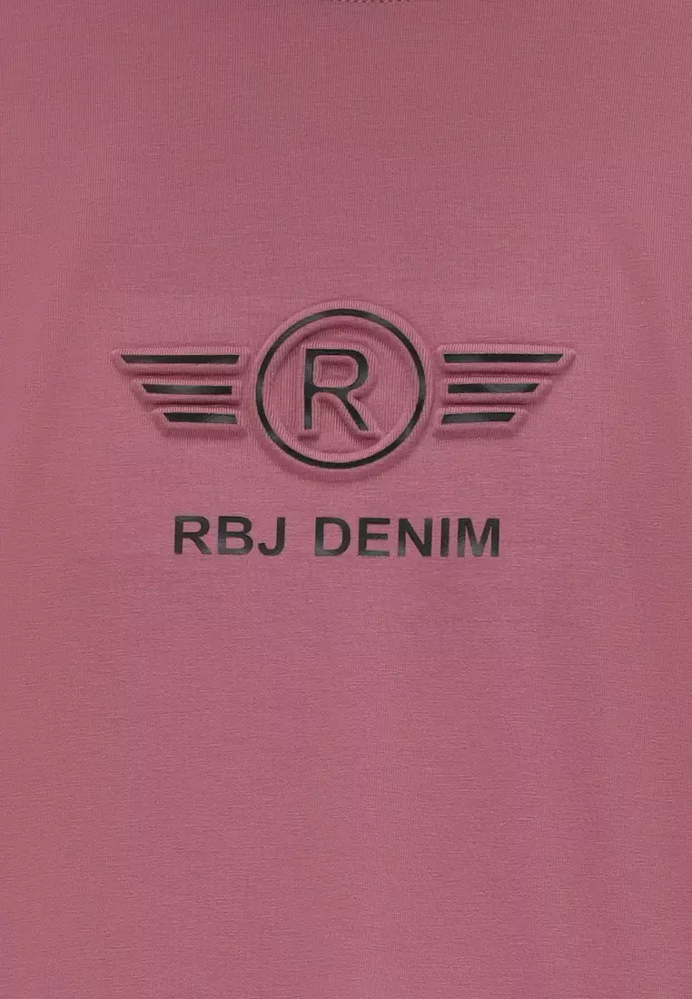 RBJ T-Shirt Cotton Spandex Emboss Pria 2482370801