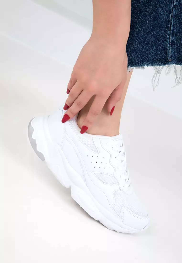 White-White Women's Sneaker 20592