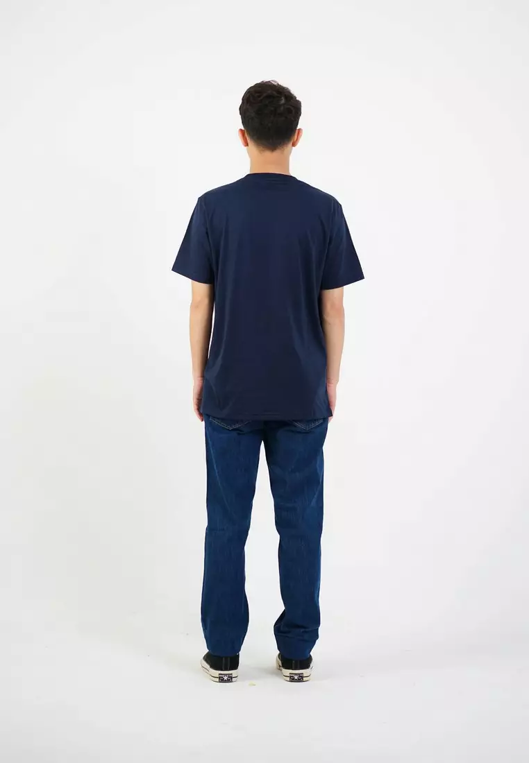 3Second Men's T-Shirt Short Sleeve Regular Fit Cotton Moto OL-C620425