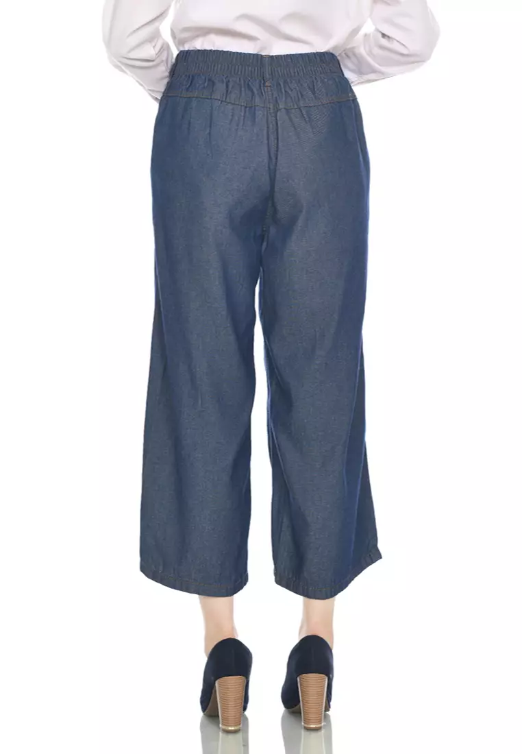 Kulot Denim Palazo Blue Grey 272302