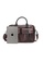 Lara brown Men's Briefcase PU Leather Shoulder Satchel with Back Pocket   - Brown 9B5EAAC8D42523GS_3