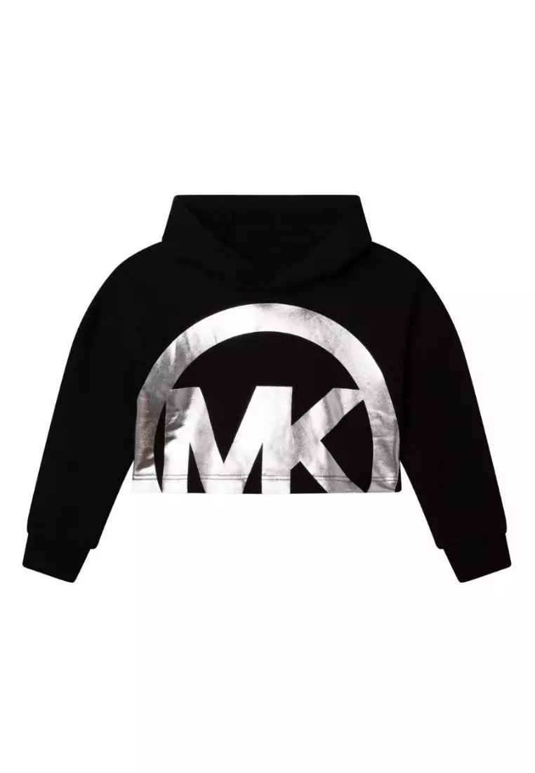 Michael kors black sweatshirt hotsell