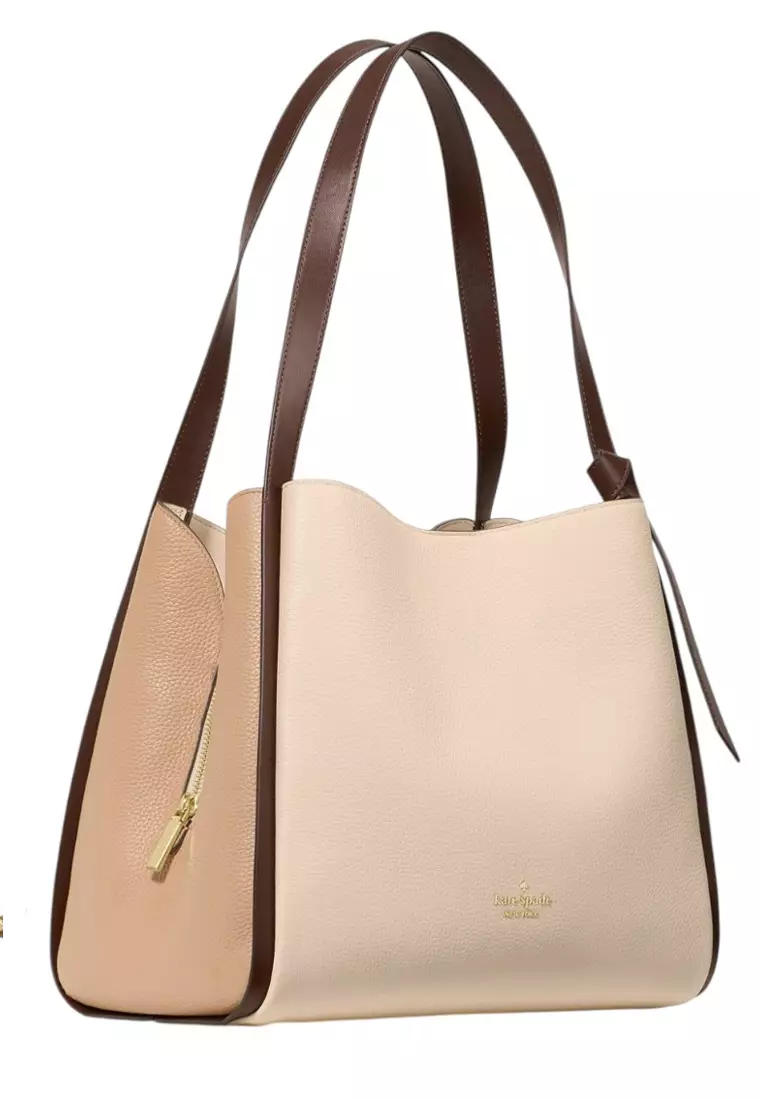 Knott Large Carryall Shoulder Bag - Milk/Multi