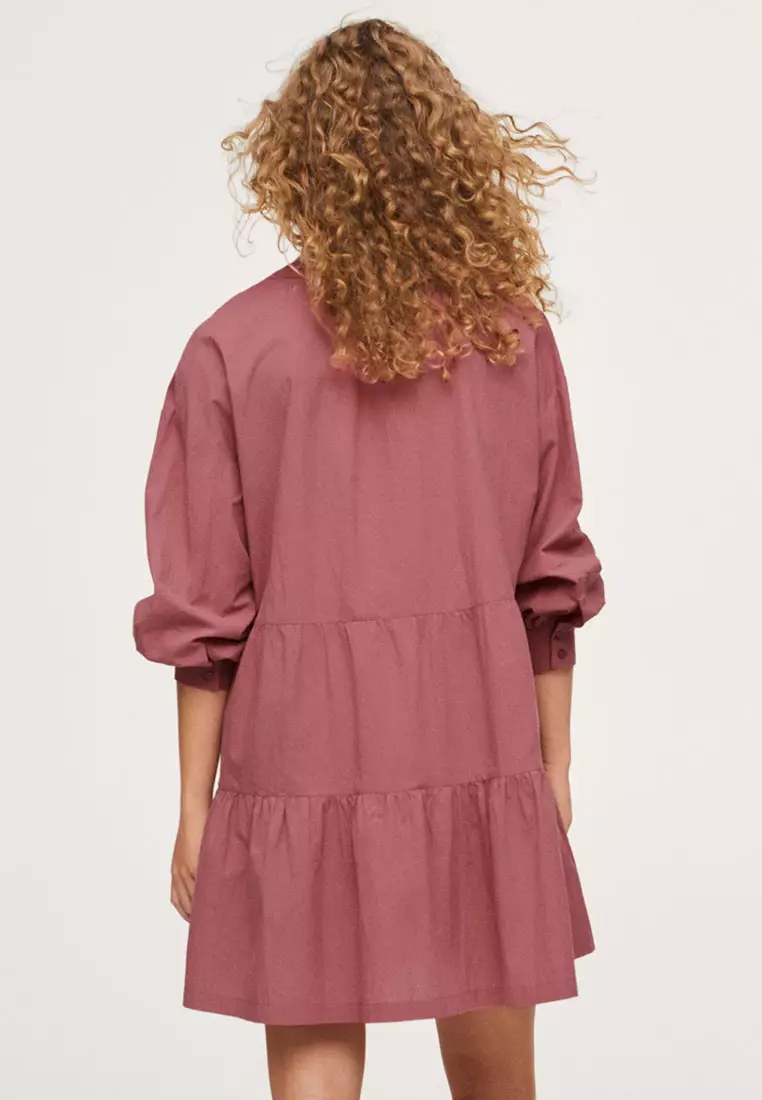 Buy Mango Short Ruffled Dress 2024 Online ZALORA Philippines