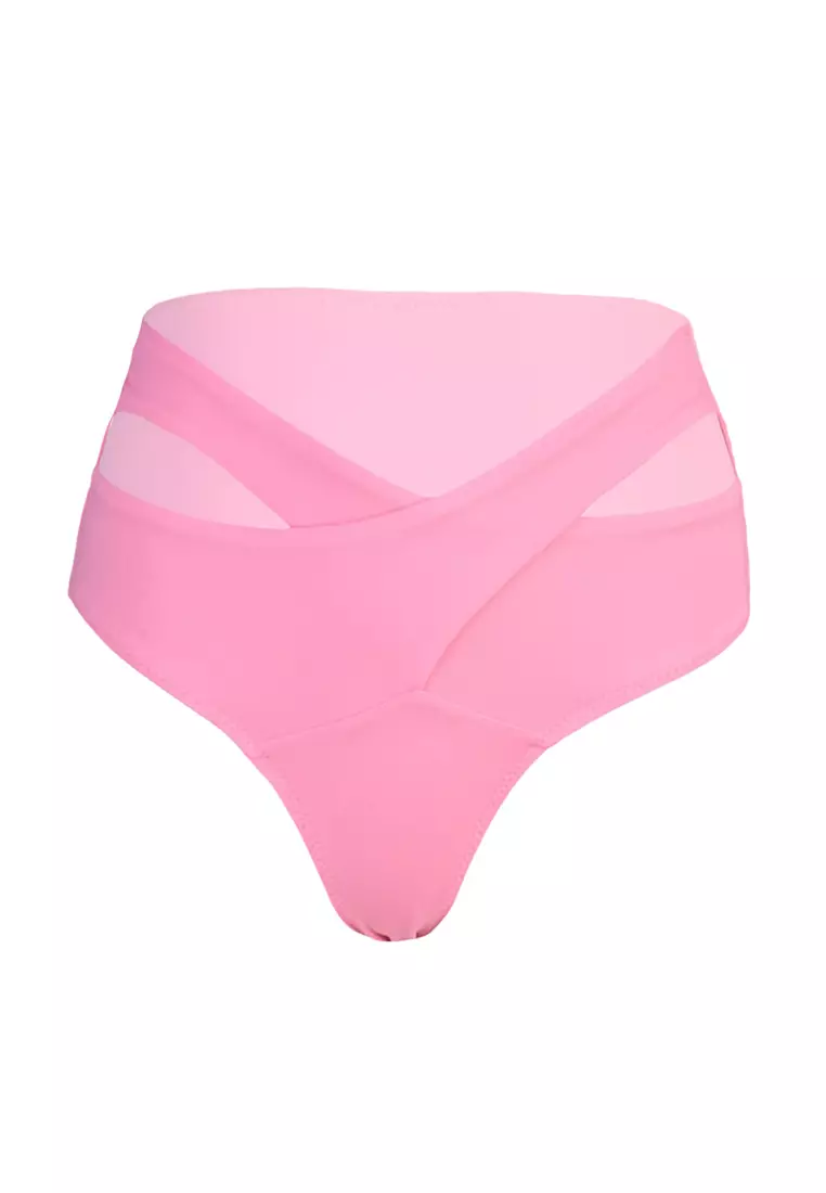 Cut Out/Window High Waist Regular Core Bikini Bottom