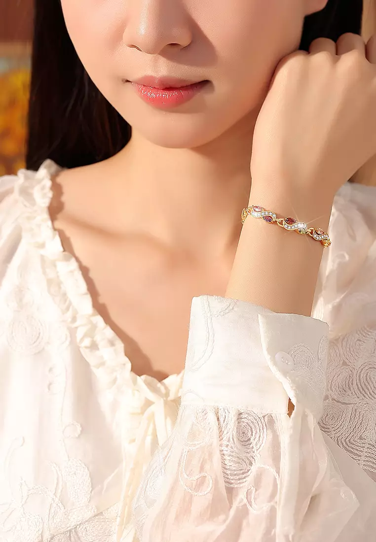 Gelang Wanita B004 Korea Titanium Original Anti Luntur Perhiasan Cewek