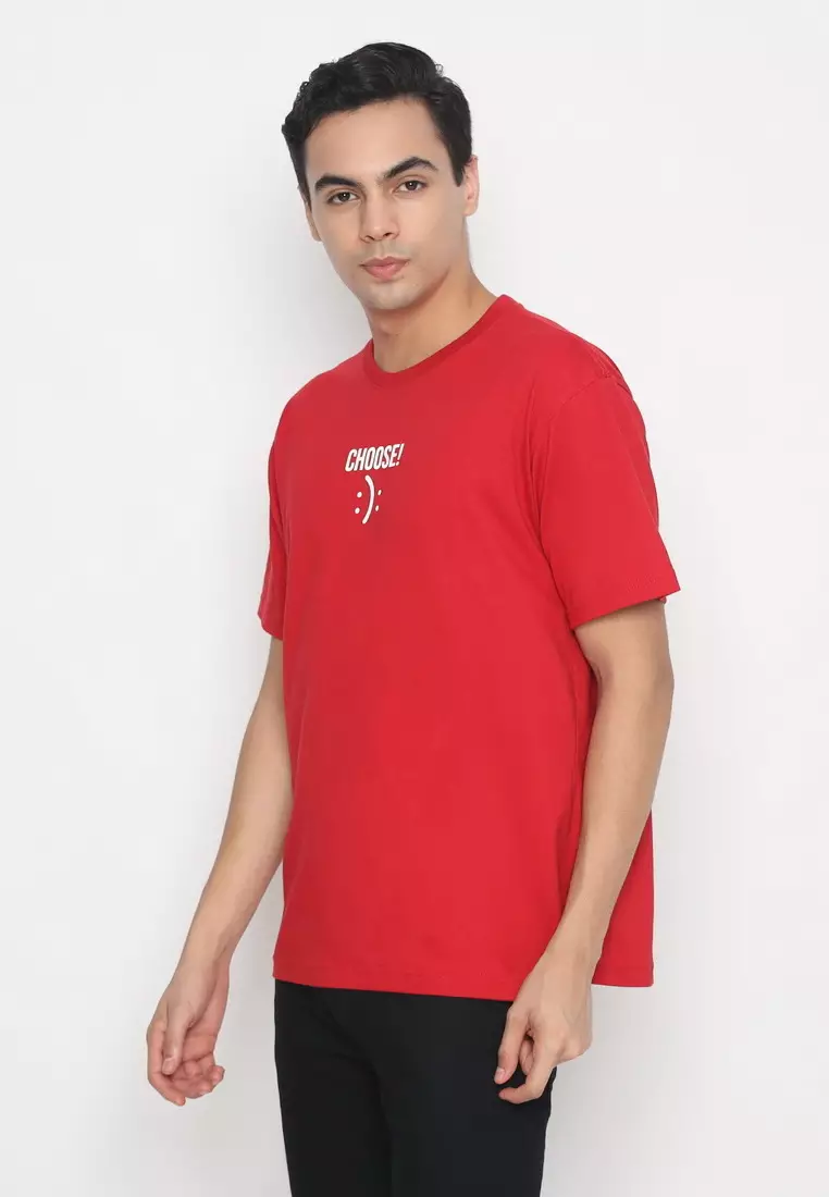 NX T-Shirt Cotton Combed Tebal Pria 207370341