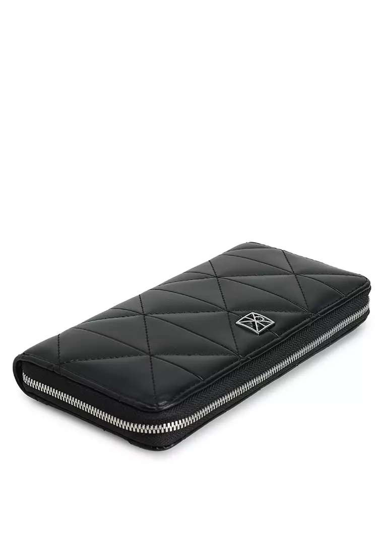 Quilted Long Zip Around Wallet - Calvin Klein Accessories