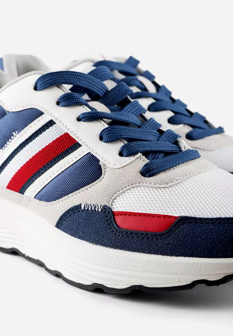 Jackson Gufi 1JY Navy Red - Sepatu Sneakers