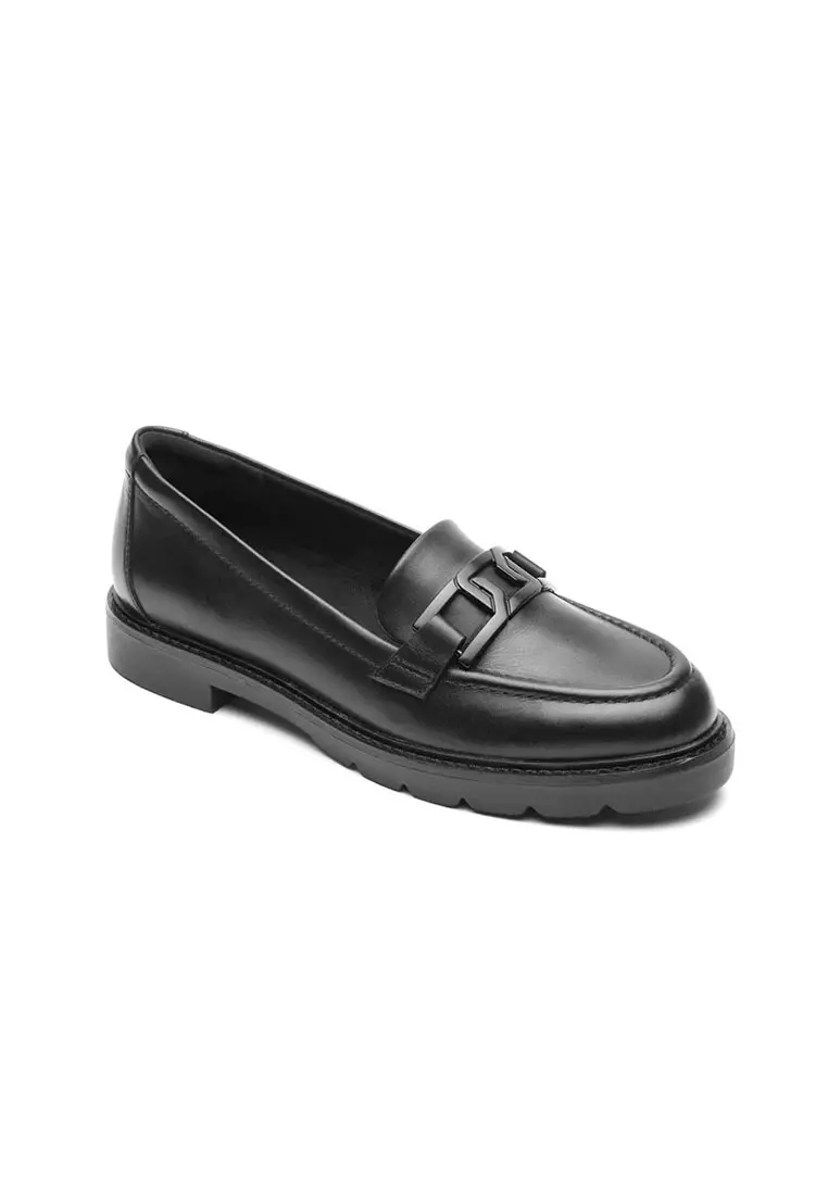 Buy Rockport Rockport Kacey Women Chain Loafer Black Leather