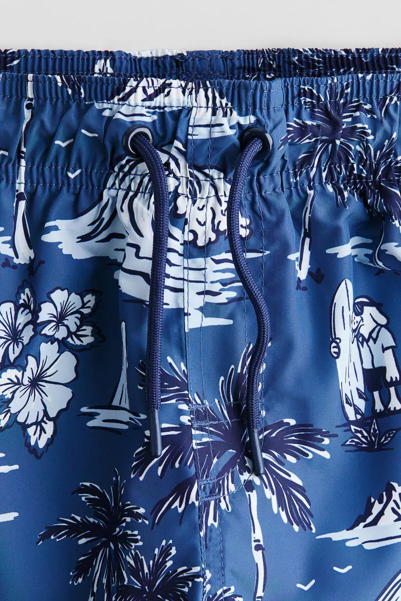 Printed swim shorts