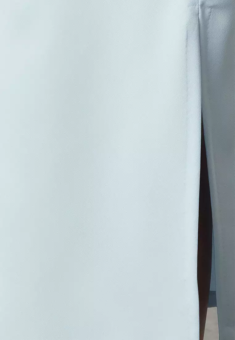 Woven Detailed Midi Dress