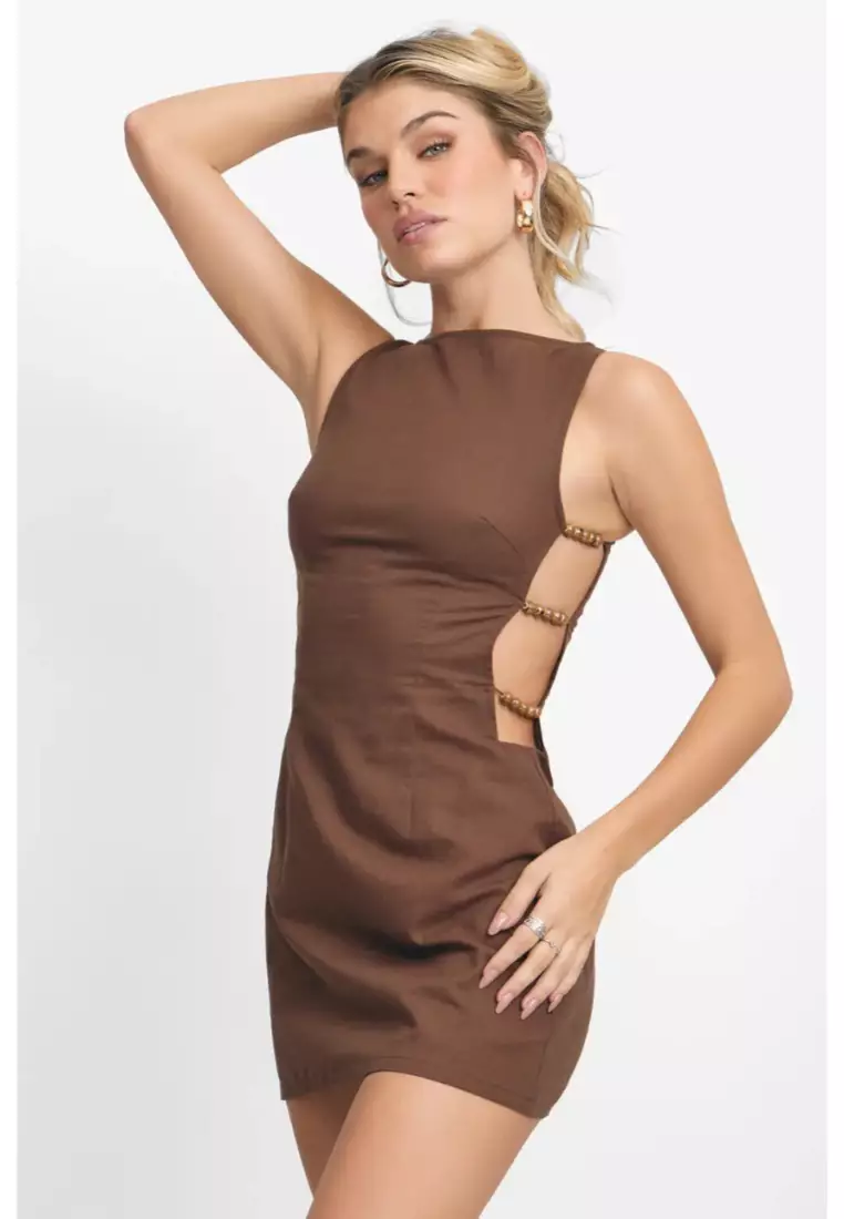 princess polly baby blue dress Buy Blackbough Swim Samara Cut-Out Dress / Boho Brown 2026 Online