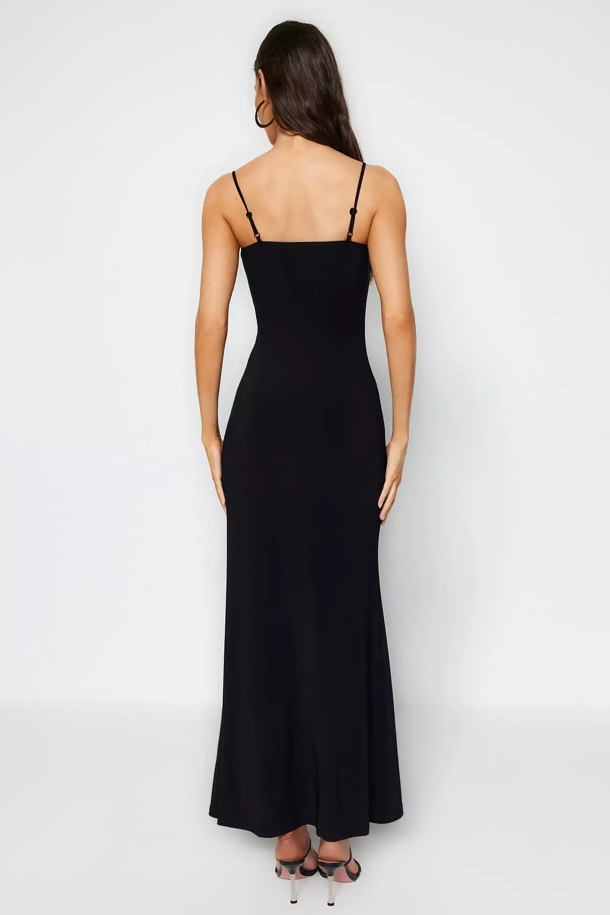 Buy Trendyol Knitted Maxi Dress with Straps 2024 Online | ZALORA Singapore
