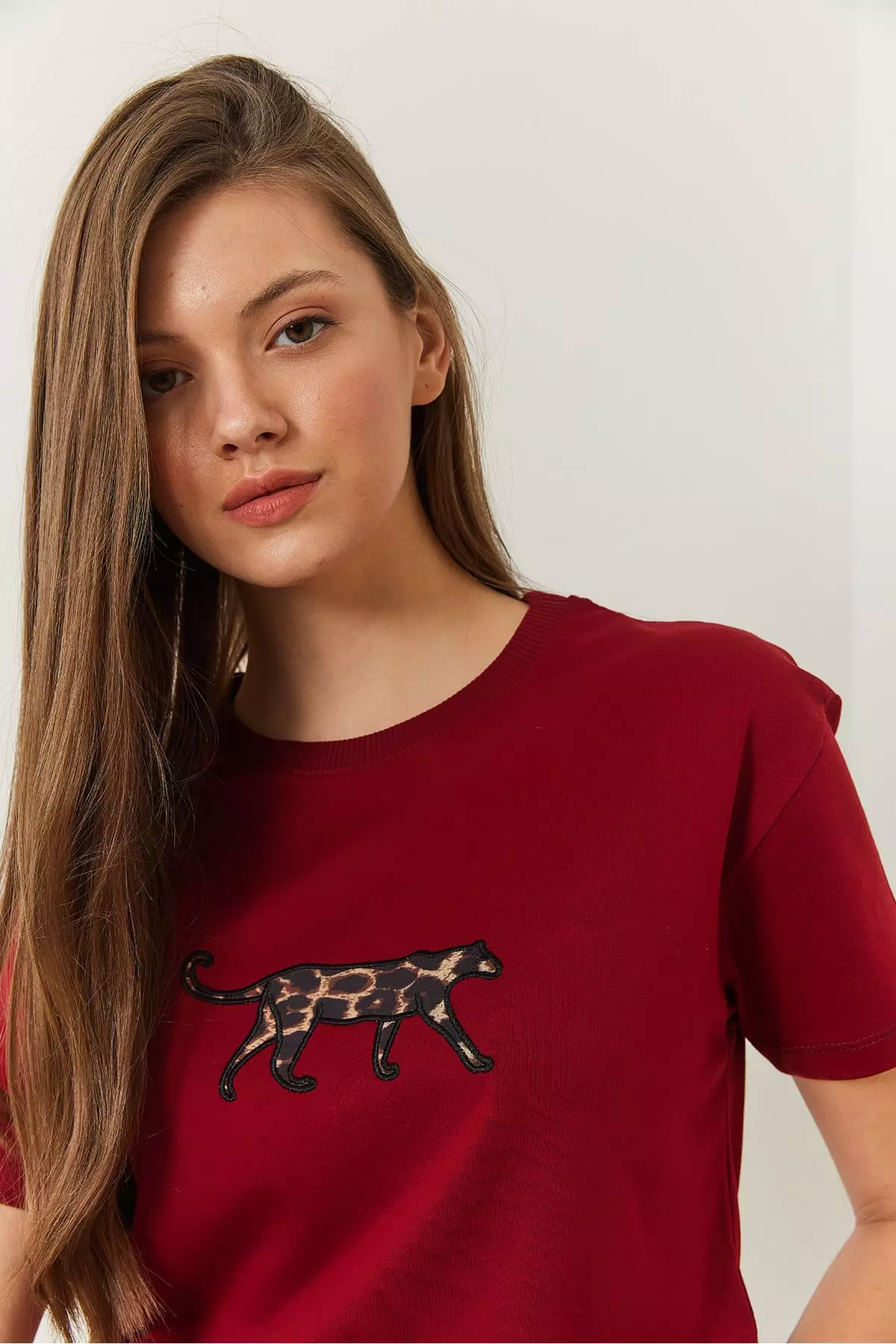 Women's Leopard Print T-Shirt 60602006