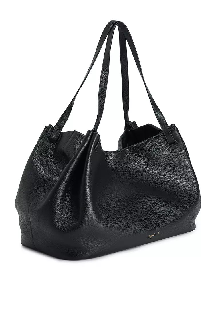 Leather Shoulder Tote Bag