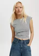 Polly Stripe Vintage White/Ink Navy