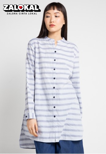 Jual Triset Long Sleeve With Collar Original  ZALORA 
