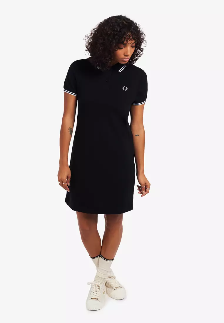 Fred Perry D3600 Twin Tipped Fred Perry Dress (Black)