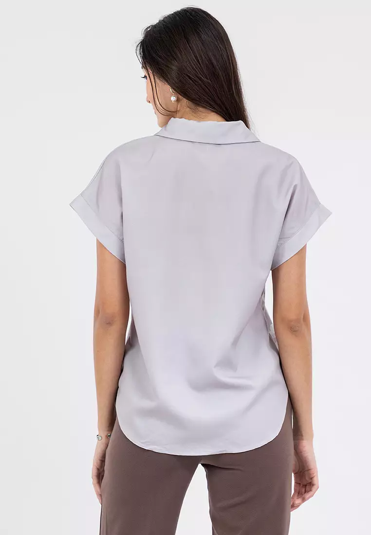 DUVAL Printed Collared Filipiniana Shirt