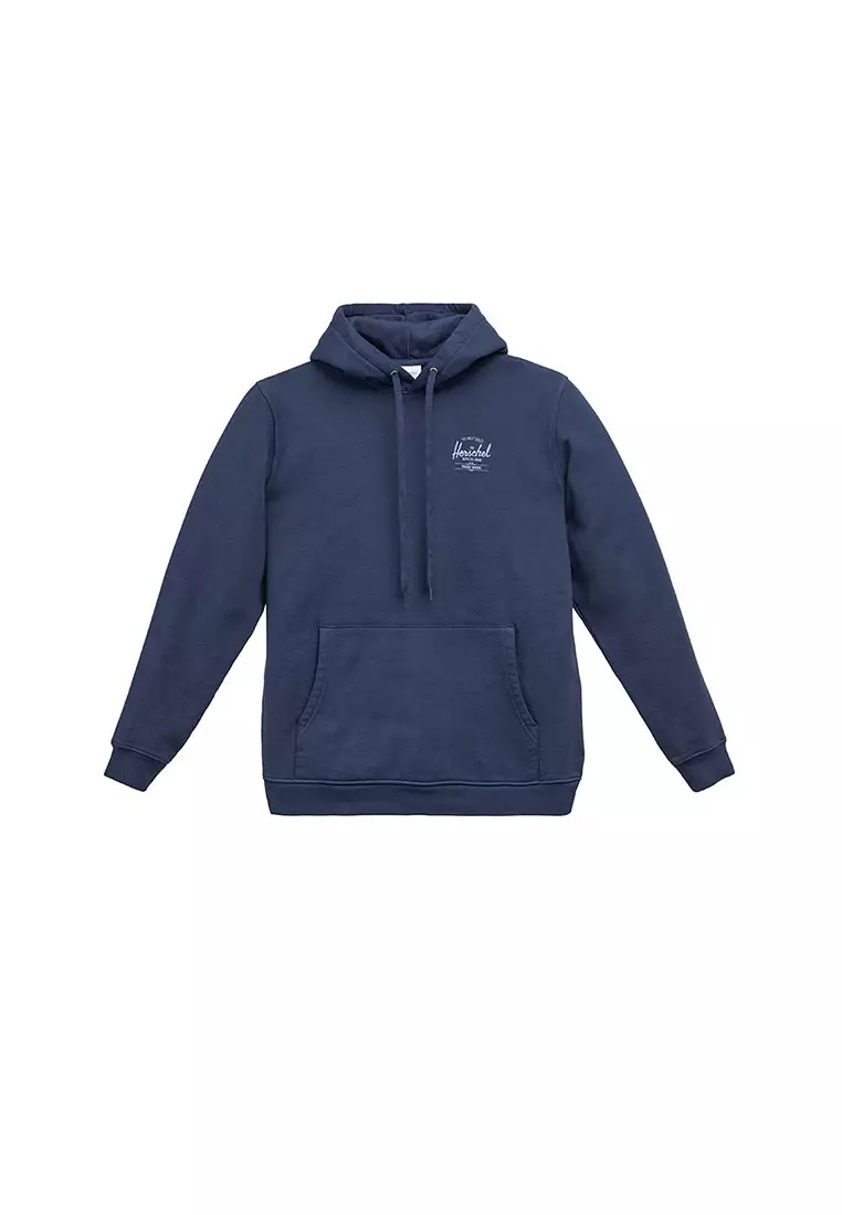 Buy Herschel Herschel Basic Hoodie Men's Dark Navy/White 2025