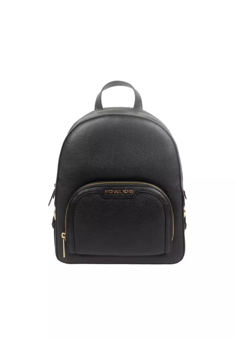 Buy Michael Kors Jaycee Medium Pebbled Leather Backpack In Black