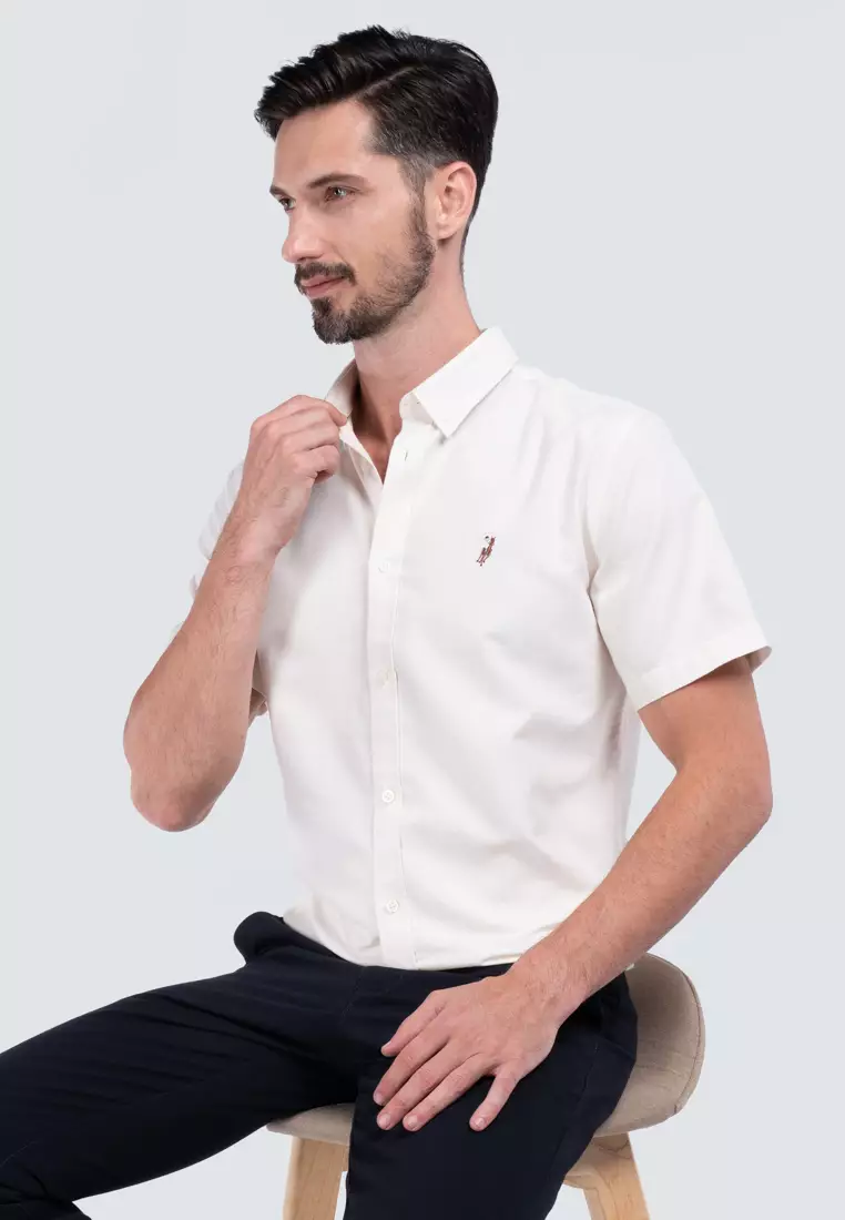 Polo Haus - Men’Cotton Plain Regular Fit Short Sleeve
