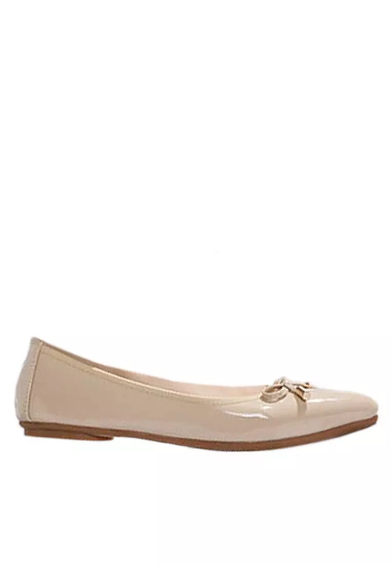 Discount on Twenty Eight Shoes  shoes - SKU: Bow With Metal Decoration Ballerinas Vl102878