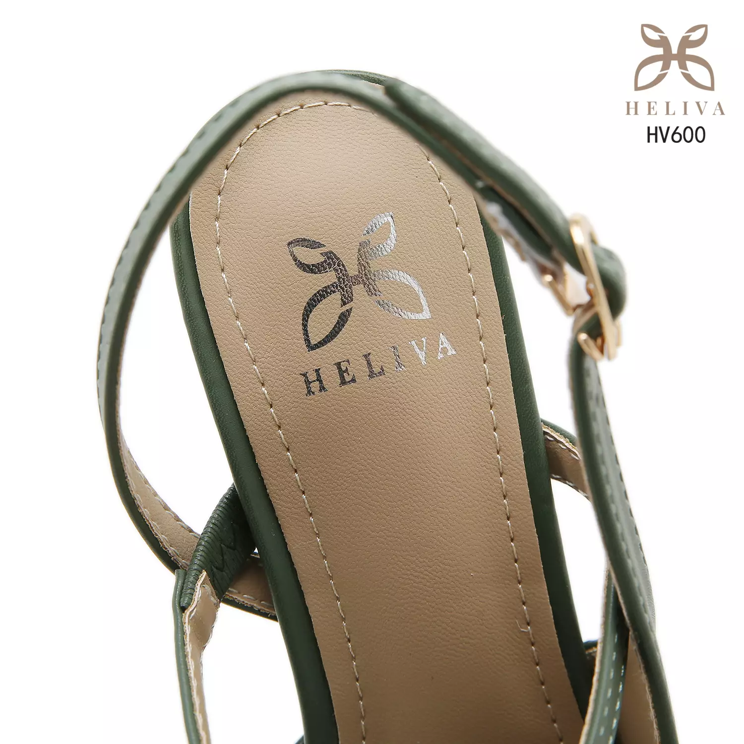 HELIVA VIVIANA 7cm Slingback Heels Graceful Ankle Strap & Pointed Toe Elegance HV600