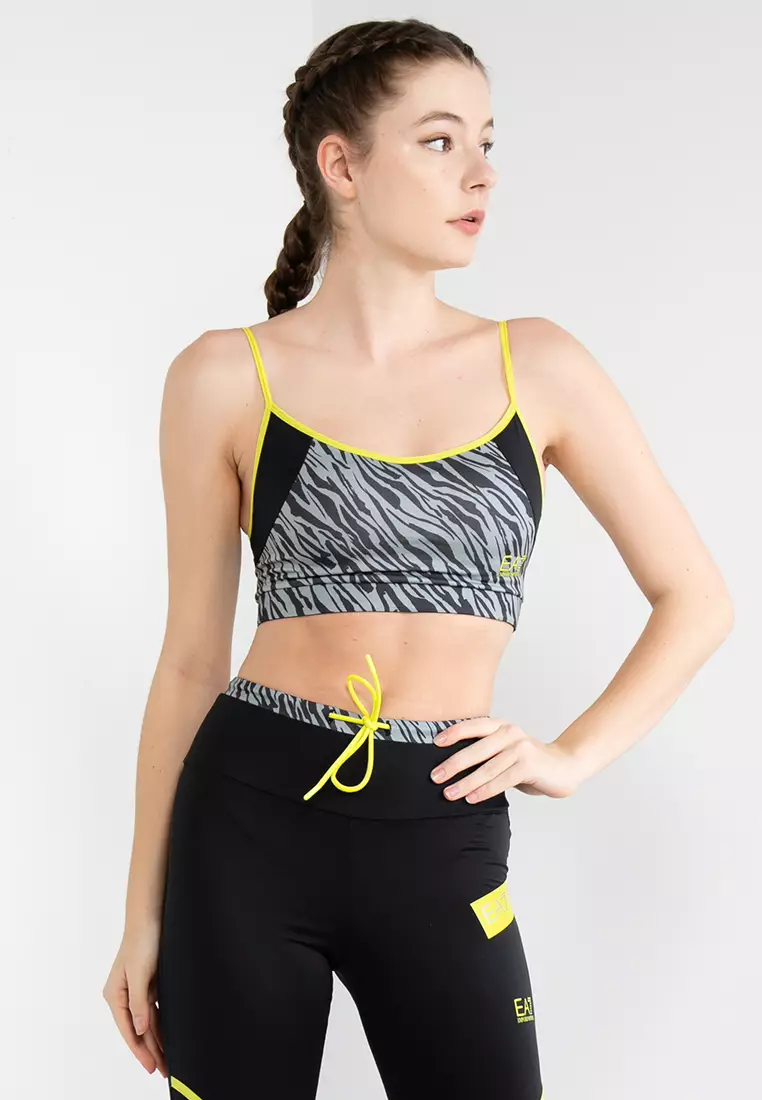Shop Printed Sports Bras with Multi Straps Online