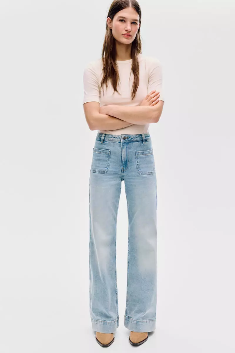 Wide High Waist Jeans