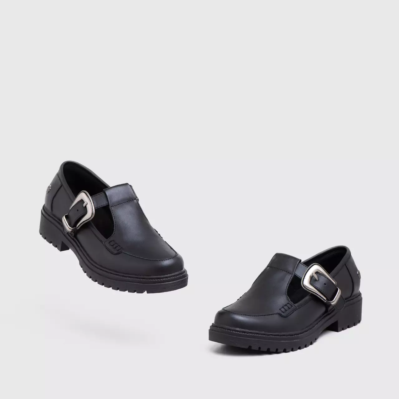 Elle Loafer Genuine Leather Matte Black