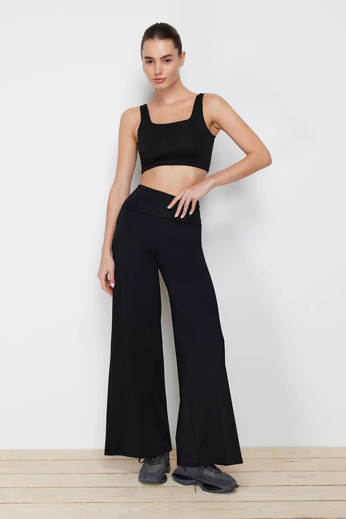 Plt Off White Straight Leg Jeans Off White Contrast Stitch Long