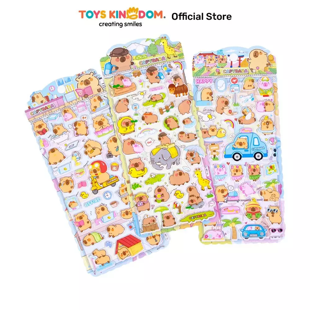 KIDDY FUN STIKER CAPYBARA SERIES SMALL RANDOM