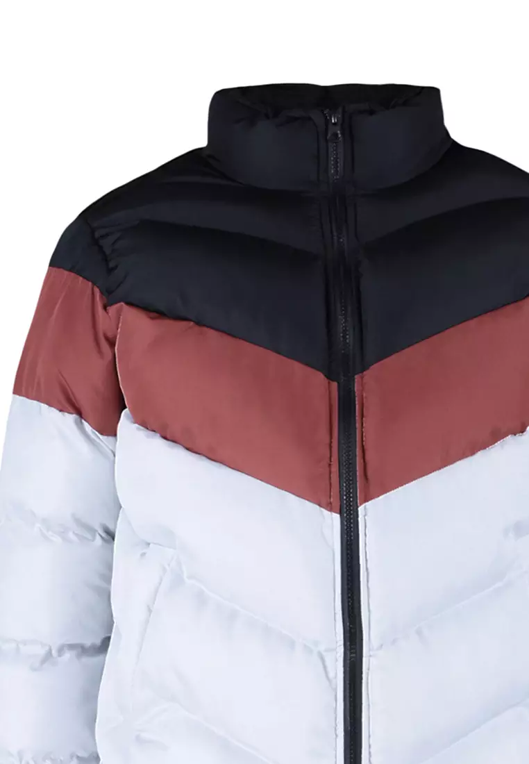 Chevron Puffer Jacket