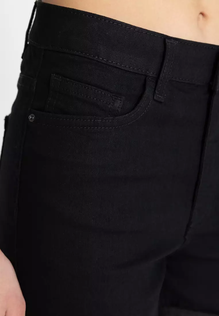 Roll Hem Denim Shorts