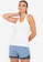 ZALORA ACTIVE white Cross Back Fitted Tank Top 8D709AAF38BD0BGS_1