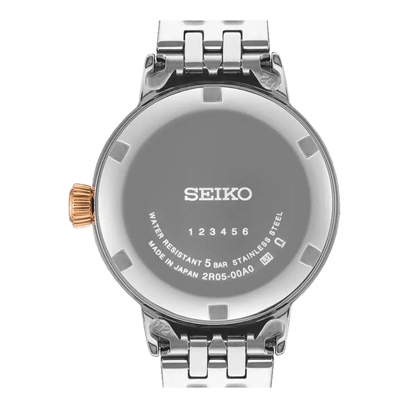 Jam Tangan Wanita Seiko Presage SRE009J1 Cocktail Time Clover Club Diamond Twist Silver Dial Stainless Steel Strap