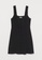 H&M black Buttoned Dress D80F0AA3FA58ADGS_5