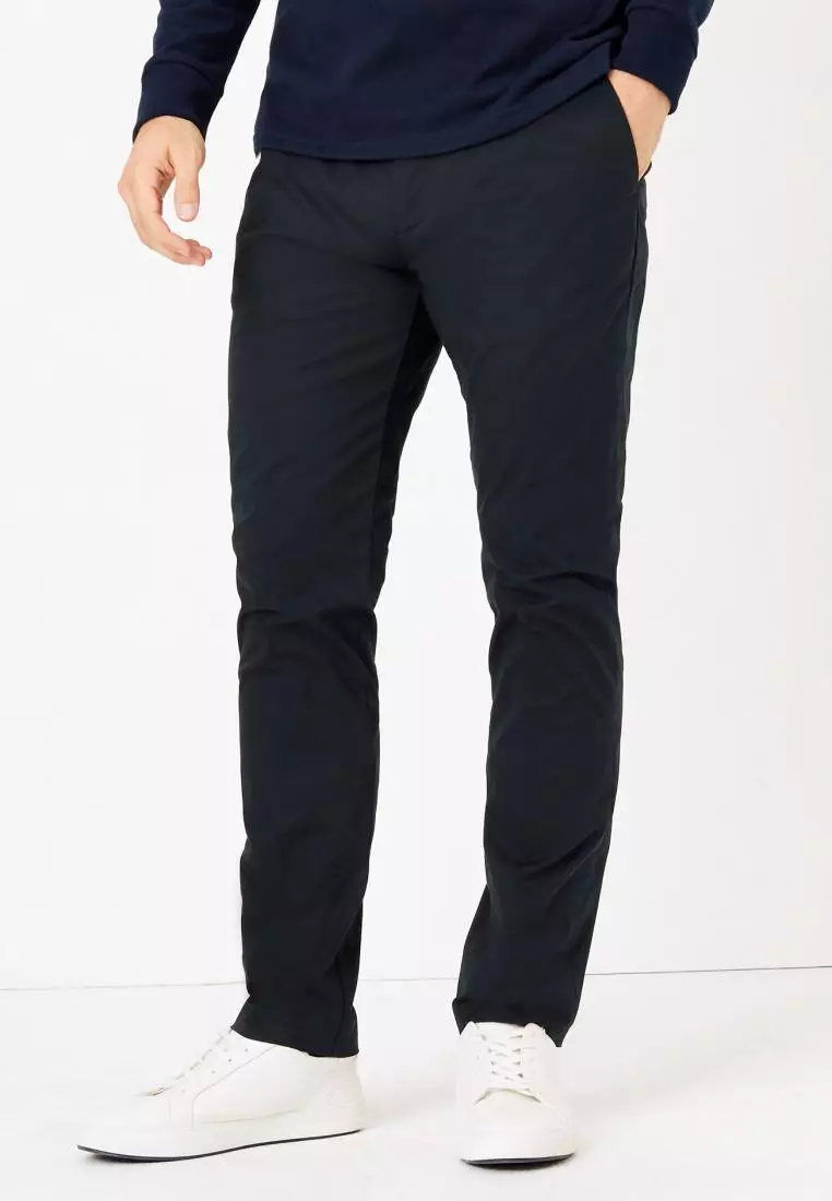 Buy Black Trousers & Pants for Men by Marks & Spencer Online