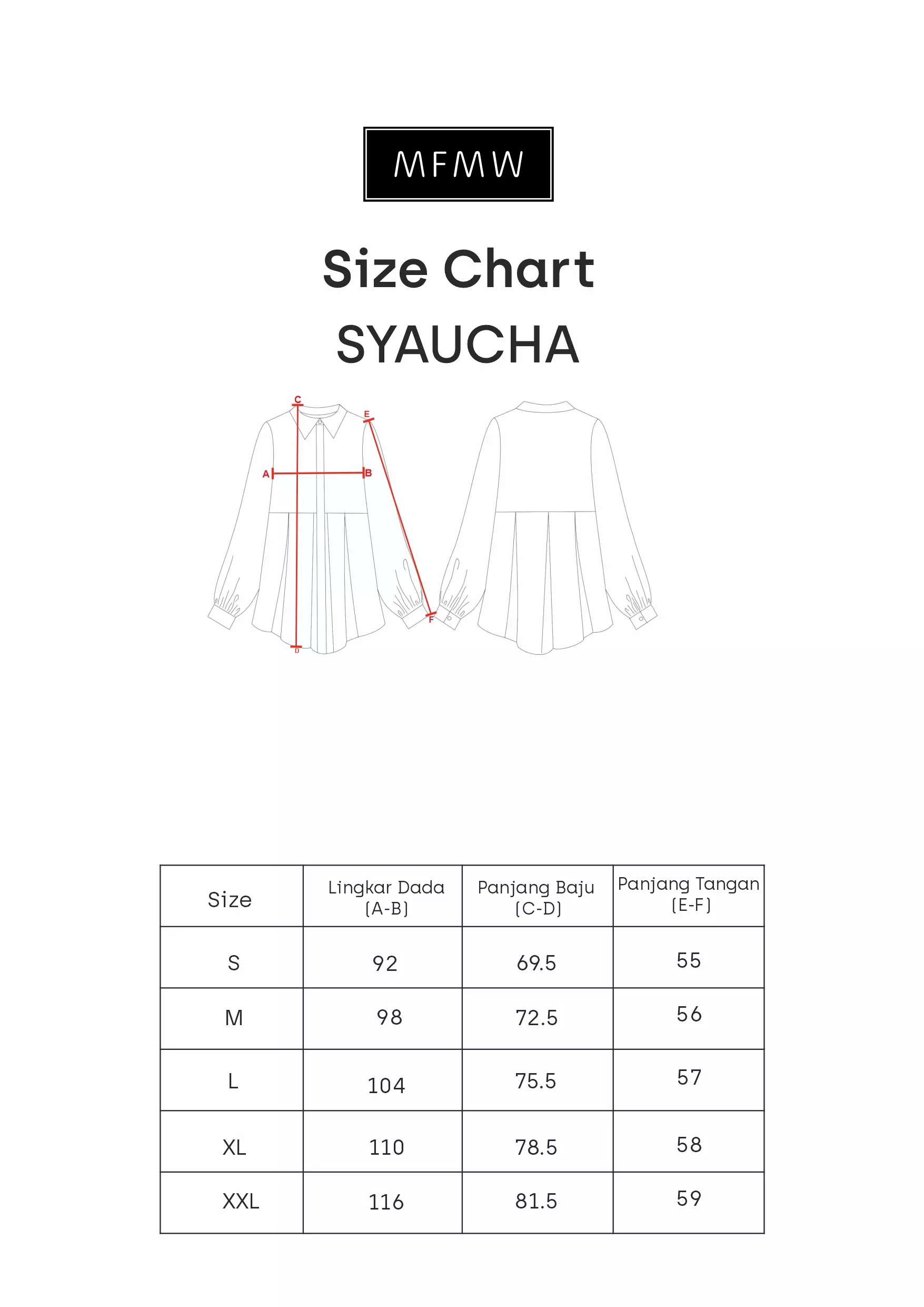 MFMW Syaucha Atasan Blouse Satin Blue With Payet