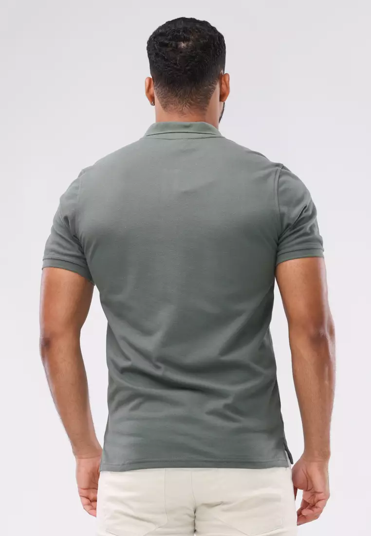 Cvc Collared Shirt Pique