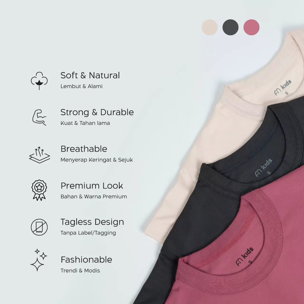 FN Kids Dress Santai Anak Perempuan 1 pcs NTKD 3377 - Beige