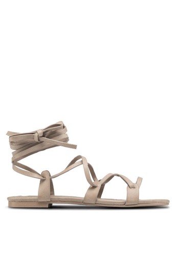 Strappy Grecian-Look Sandals