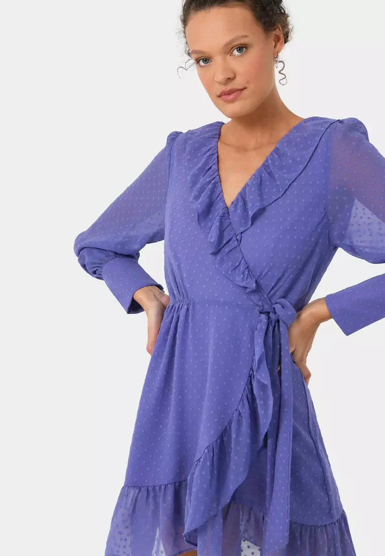 Savina Ruffle Mini Dress