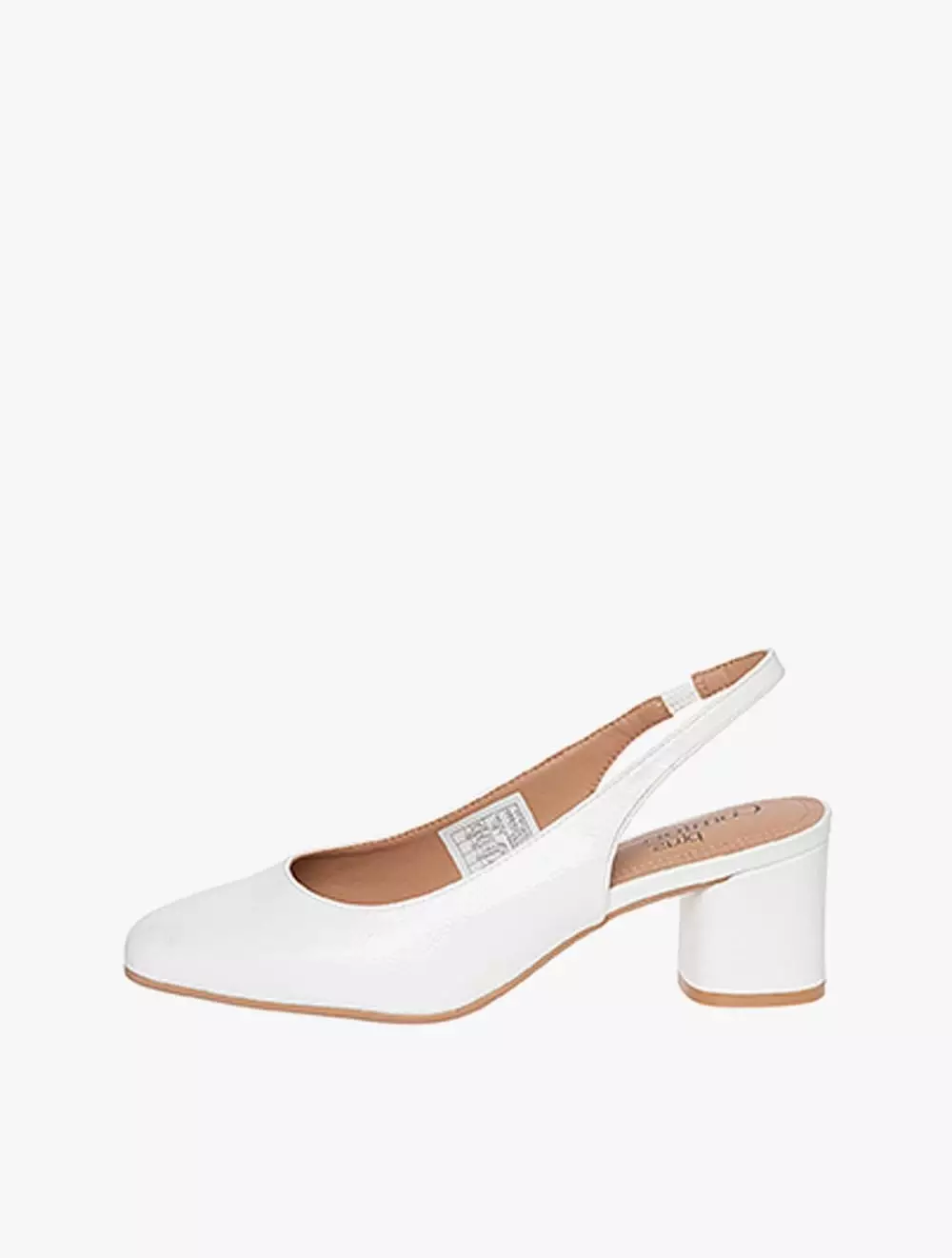 Payless Comfort Plus By Predictions Womens Bella Slingback Heels - White_04