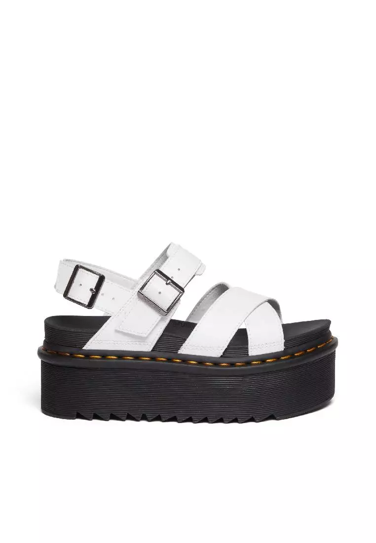 White strap clearance platform sandals