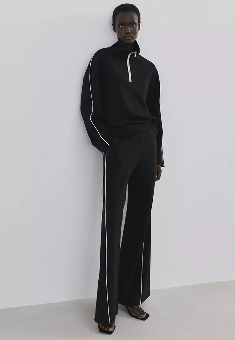 Turtleneck Sweatshirt With Zip