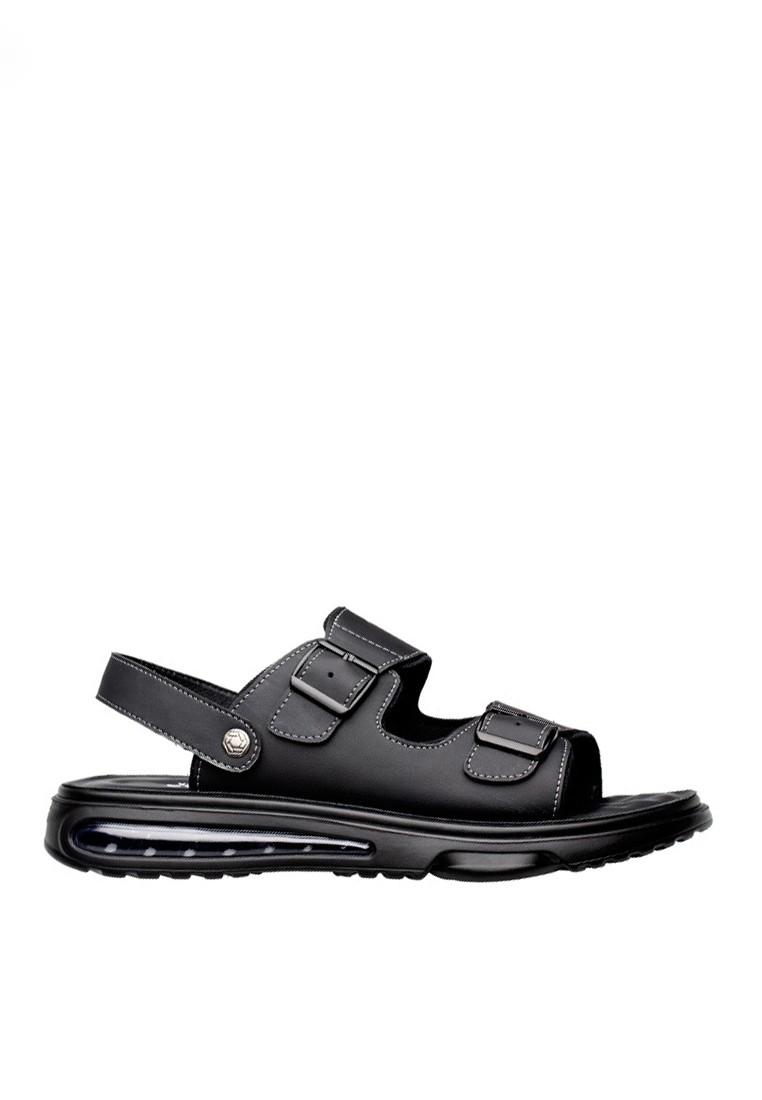 VANSA Comfortable Cow Leather Air Cushion Sandals VSM-S019